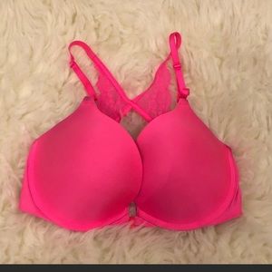 Victoria’s Secret neon pink bra 32DD